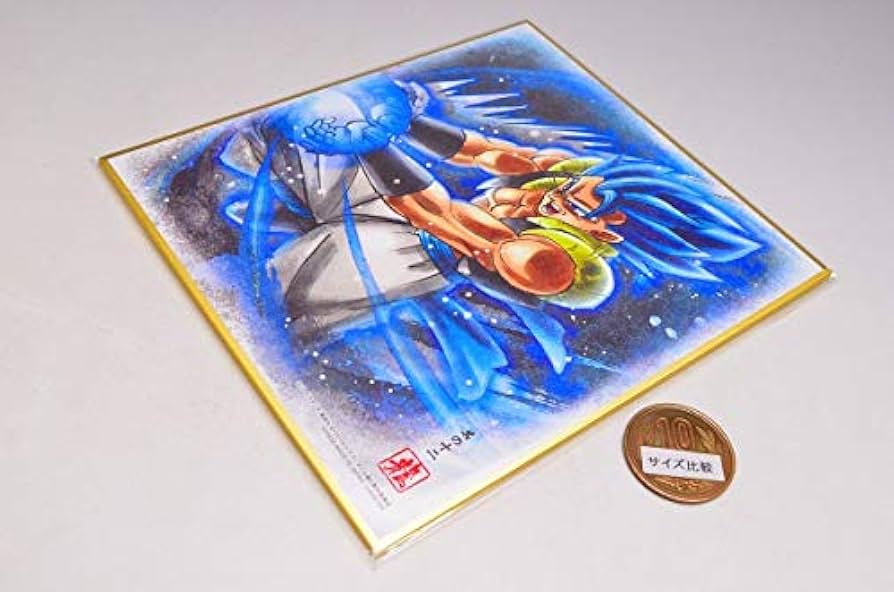 ゴジータ　色紙 ドラゴンボール色紙art12 ゴジータ 墨絵風 No.11 - メルカリ